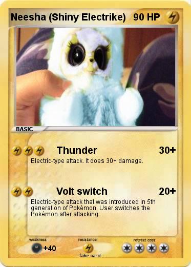Pokemon Neesha (Shiny Electrike)