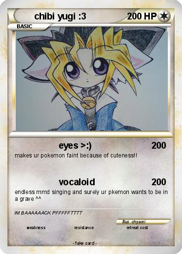 Pokemon chibi yugi :3