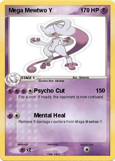 Pokemon Mega Mewtwo Y
