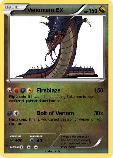 Pokemon Venomara EX