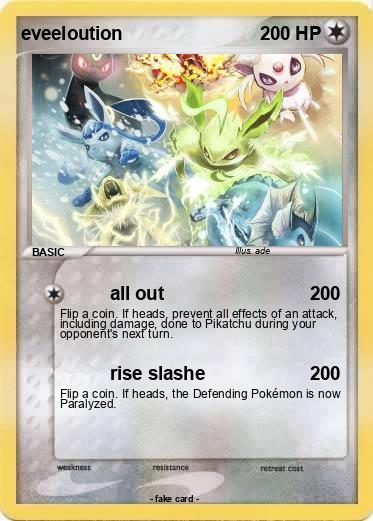 Pokemon eveeloution