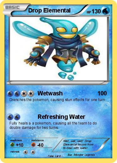Pokemon Drop Elemental