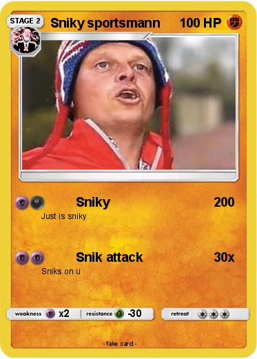Pokemon Sniky sportsmann
