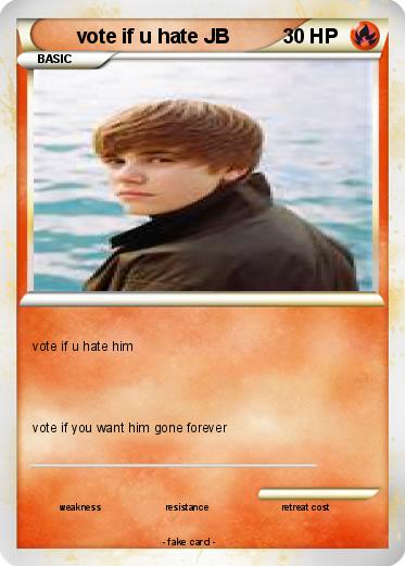 Pokemon vote if u hate JB