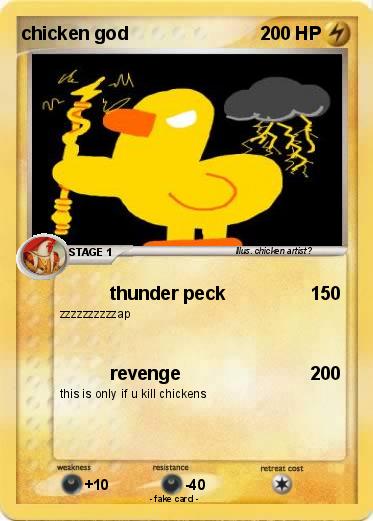 Pokemon chicken god