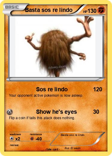 Pokemon Basta sos re lindo