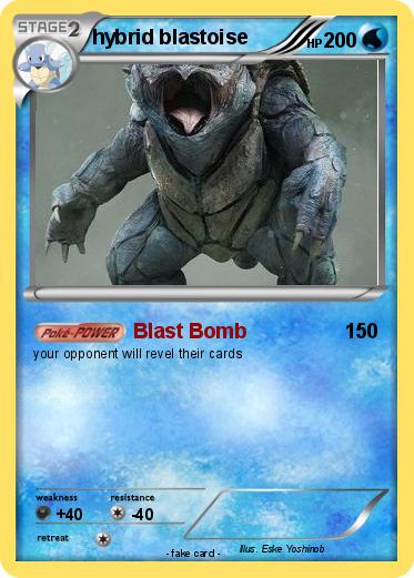 Pokemon hybrid blastoise