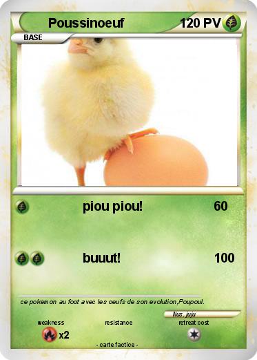 Pokemon Poussinoeuf