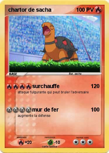 Pokemon chartor de sacha