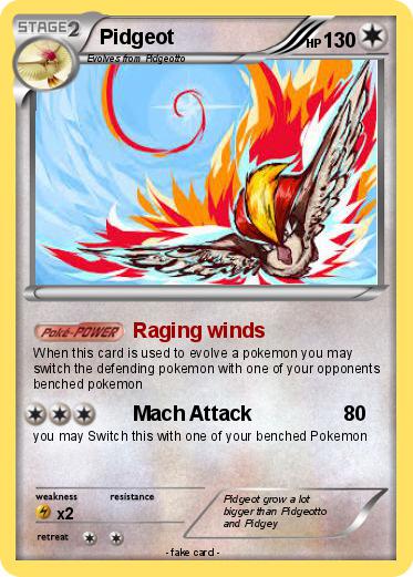 Pokemon Pidgeot