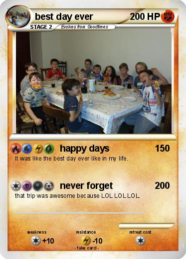 Pokemon best day ever
