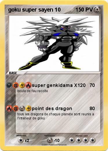 Pokemon goku super sayen 10