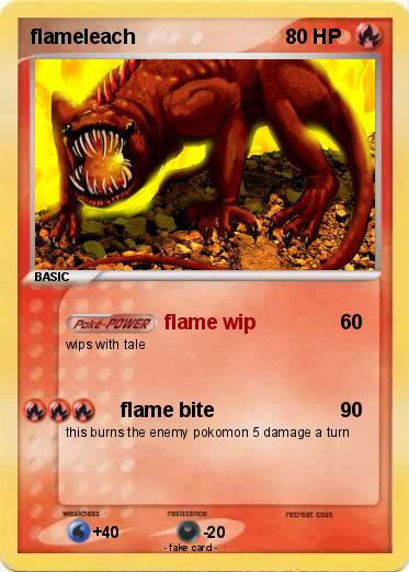 Pokemon flameleach