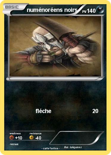 Pokemon numénoréens noirs