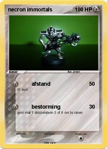 Pokemon necron immortals