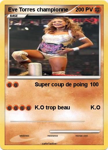 Pokemon Eve Torres championne