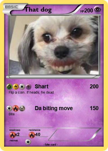 Pokemon That dog