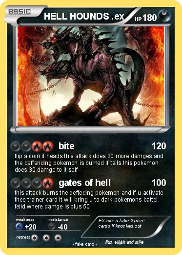 Pokemon HELL HOUNDS .ex