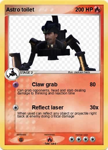 Pokemon Astro toilet