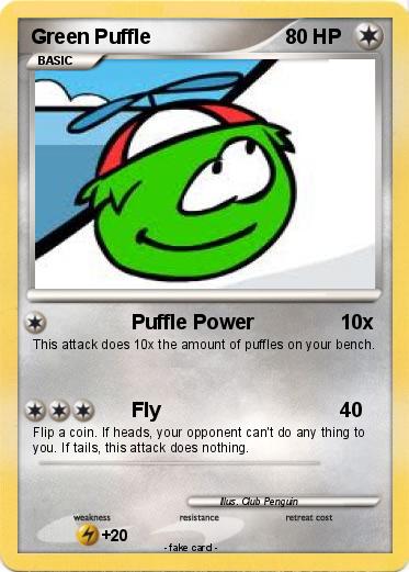 Pokemon Green Puffle