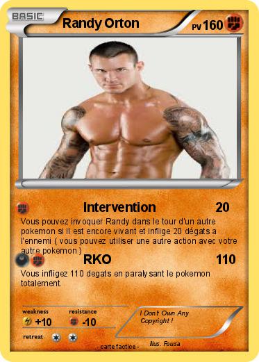 Pokemon Randy Orton