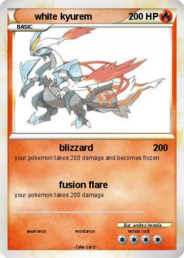 Pokemon white kyurem
