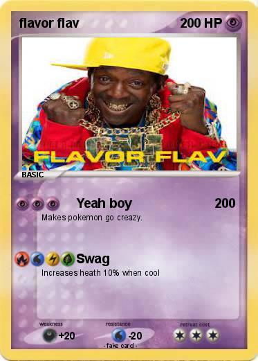 Pokemon flavor flav