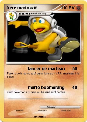 Pokemon frère marto