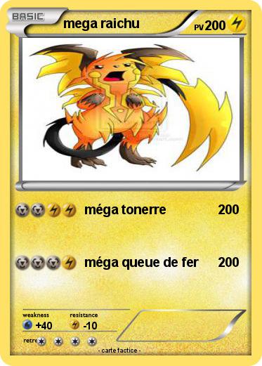 Pokemon mega raichu