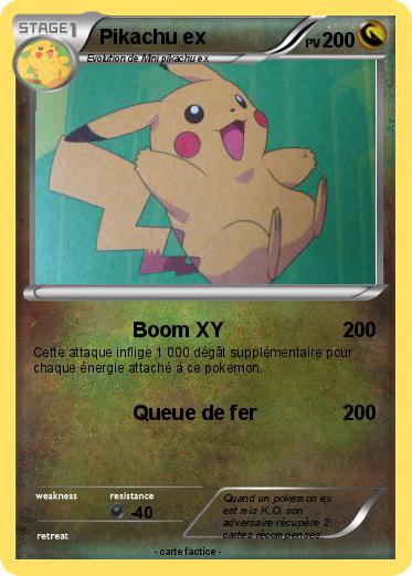 Pokemon Pikachu ex
