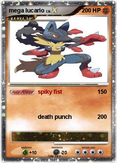 Pokemon mega lucario