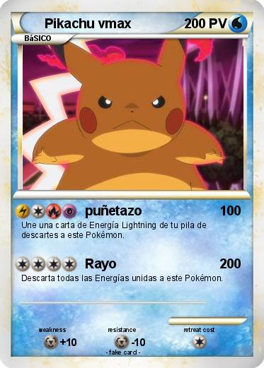 Pokemon Pikachu vmax