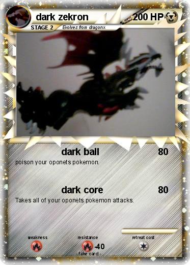 Pokemon dark zekron