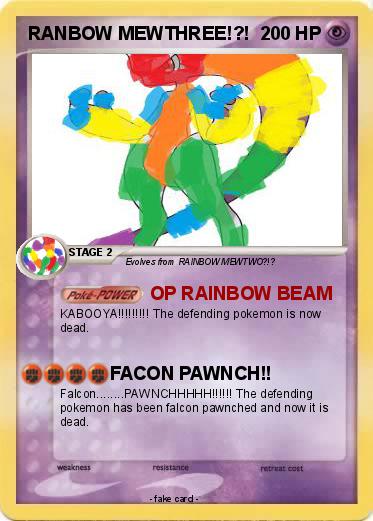 Pokemon RANBOW MEWTHREE!?!