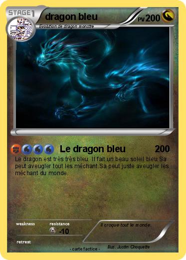 Pokemon dragon bleu