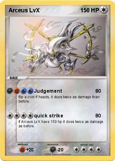 Pokemon Arceus LvX