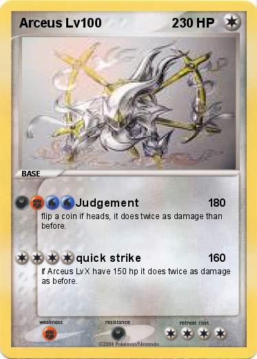 Pokemon Arceus Lv100                    2