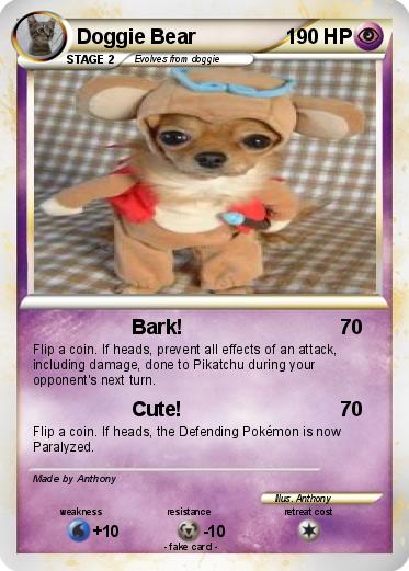 Pokemon Doggie Bear