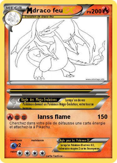 Pokemon draco feu