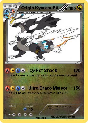 Pokemon Origin Kyurem EX