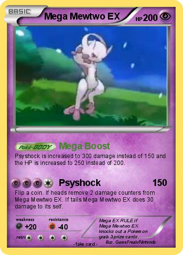 Pokemon Mega Mewtwo EX