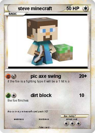 Pokemon steve minecraft