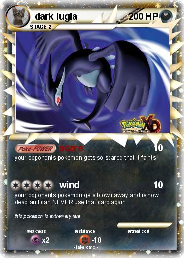 Pokemon dark lugia