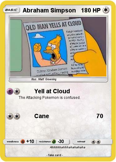Pokemon Abraham Simpson