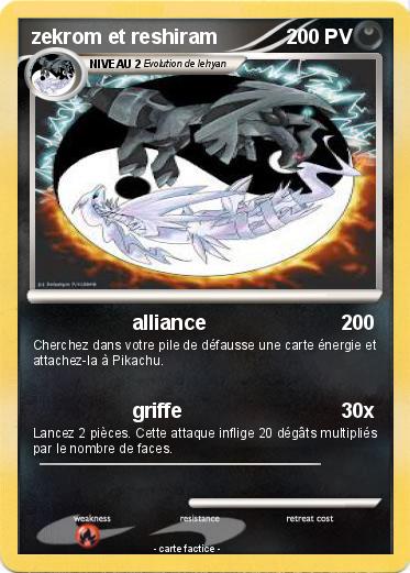 Pokemon zekrom et reshiram