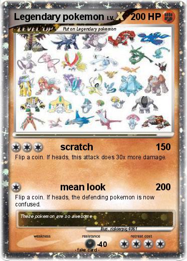 Pokemon Legendary pokemon