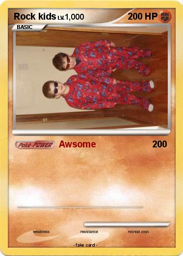 Pokemon Rock kids