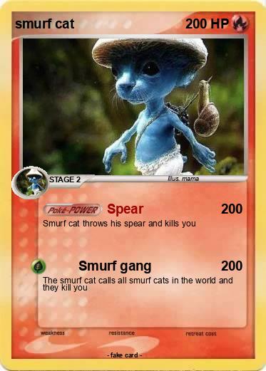 Pokemon smurf cat