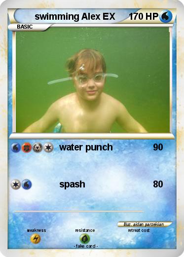 Pokemon swimming Alex EX