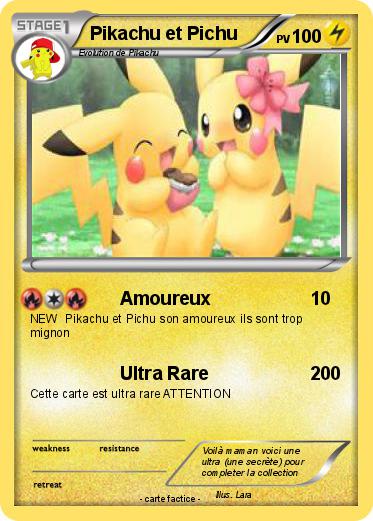 Pokemon Pikachu et Pichu